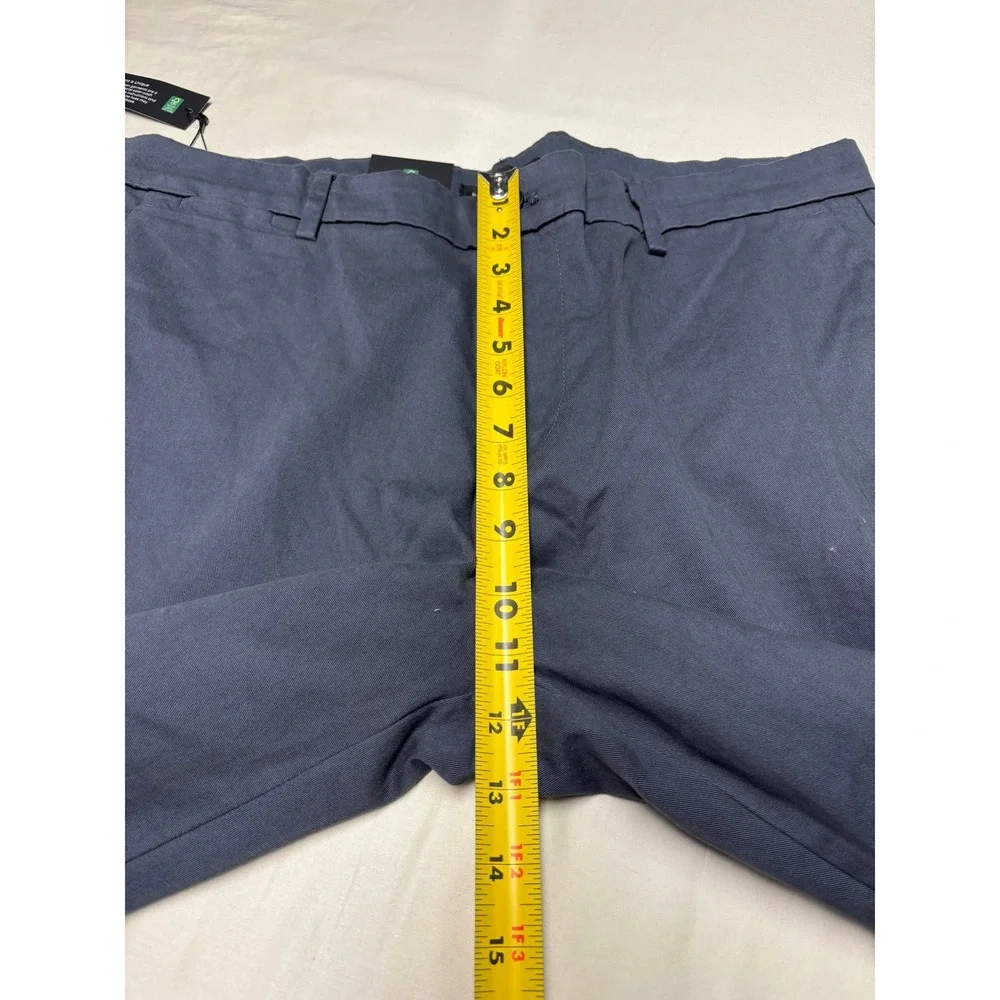 NWT Banana Republic Mens Gray Chino Pants Straight Leg Cotton Stretch 36x34